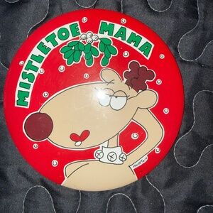 Holiday novelty Pin/decor, 6" diameter (see description for fun facts)